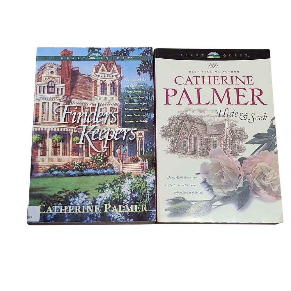 Catherine Palmer HeartQuest Romance Novels Finders Keepers Hide & Seek